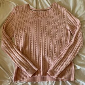 Coquette Pink Knit Sweater